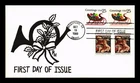 Dr Jim Stamps 1989 Christmas Set First Day Issue Ronald Huls Cachet Cover