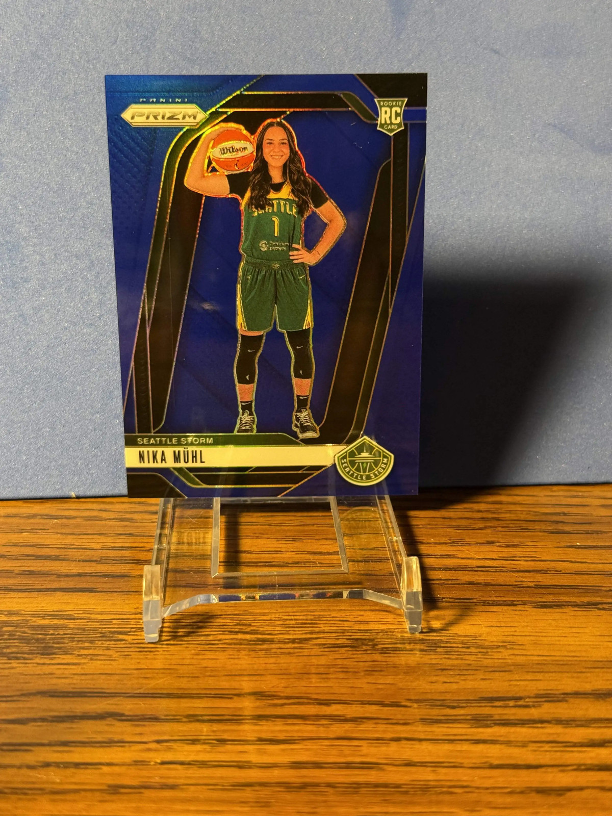2024 Panini Prizm WNBA Nika Muhl RC Blue Prizm 022/199 #146 Storm