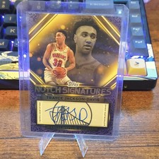 Topps 2025-26 Notch Signatures Trayce Jackson-Davis Autograph Warriors TNS-TJ