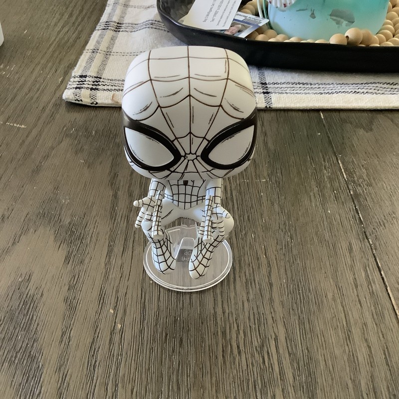 Funko Pop! Vinyl Marvel Spider-Man White Web-Suit Vinyl Figure w/ Stand