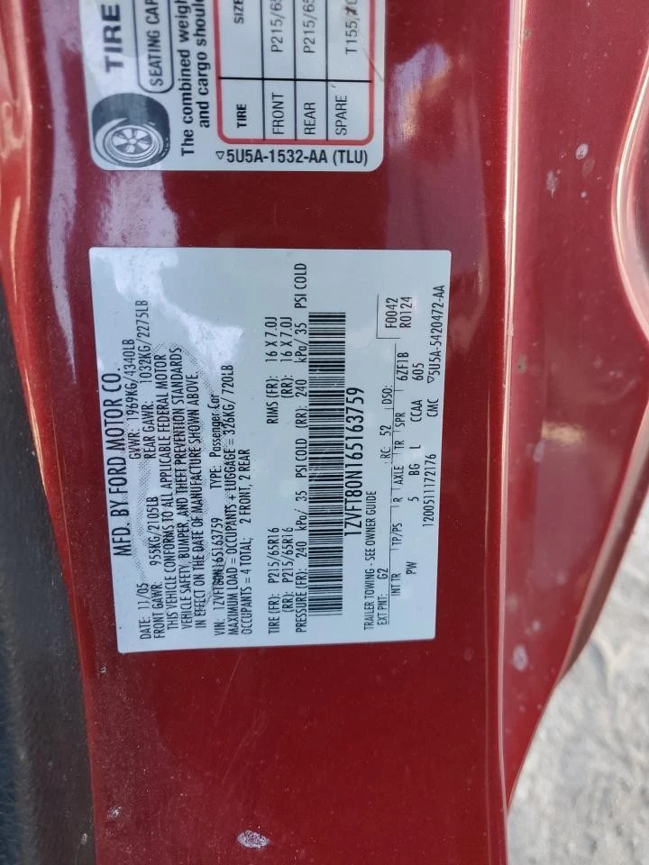 Used Engine Cooling Fan Motor fits: 2006 Ford Mustang Fan Assembly Grade A Foto 4 de 4