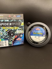 2spools-Spiderwire Ultracast Braid 164 yd Aqua Camo 10 lb  Berkley 20lb Fluoro