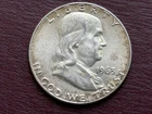 1963 FRANKLIN HALF DOLLAR 90% SILVER .50¢ UNITED STATES   (A199)