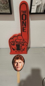 Floyd Mayweather vs Canelo Alvarez Boxing Presser Promotional Fan And Foam Finge
