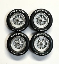 Cobra Wheels & Goodyear Polyglas F60-15 Tire Set 1/18 HTF !