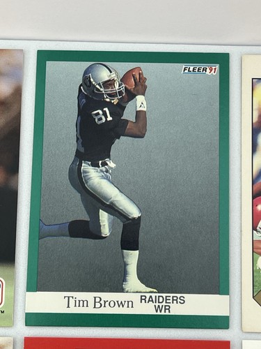 1990 Action Packed - 2004 Fleer Tradition Tim Brown Lot Upper Deck Ionix Topps - Picture 7 of 19