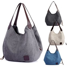 Women Purse Hobo Travel Messenger Shoulder Bag Ladies Tote Large Canvas Handbag
