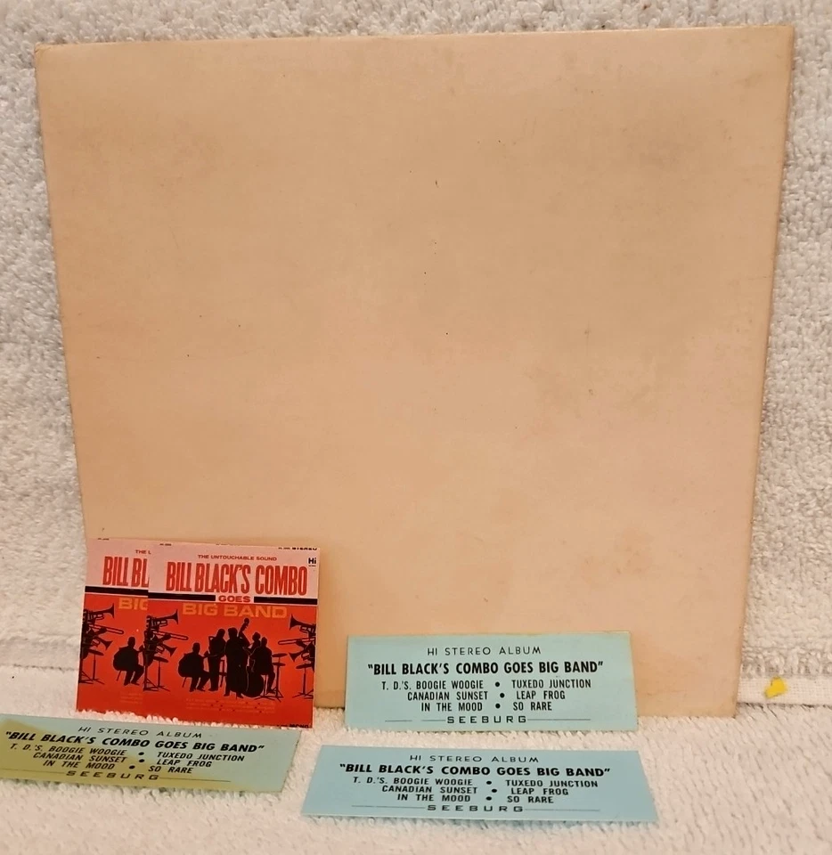 Bill Black's Combo–Goes Big Band-1964 Hi Records SBG 26 7" 33 RPM EP Mini Album Foto 2 de 4