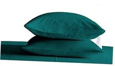 Set of Two Oversized Superhuge Pillow Case - Cover - 100 31 X 40 Teal Green