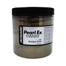 Jacquard Pearl Ex Pigment Powder 4oz Antique Gold Loose Mica Powder Epoxy Resin
