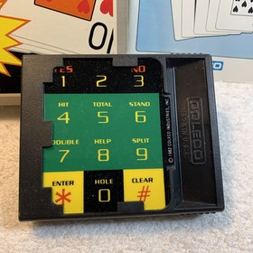 Ken Uston Poker & Blackjack Colecovision Coleco 1982 CIB Tested Works Moreinstor