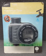 NEW Orbit Digital (1) Dial Outlet Hose Faucet Watering Timer 6hr Program 24600