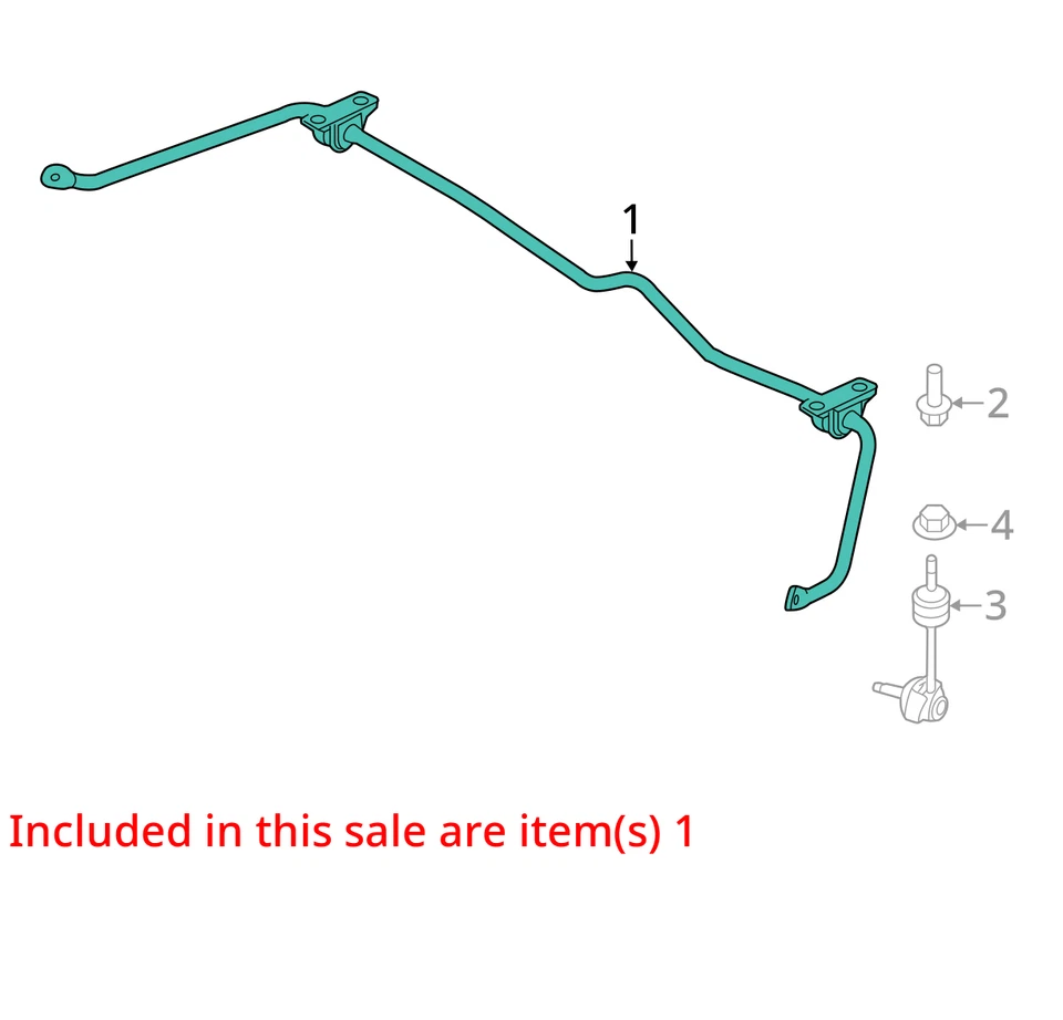 Lincoln MKT 2013 AWD barra estabilizadora trasera OEM 132 k millas - LKQ422507582 Foto 4 de 4