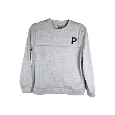 Puma Girls Letteman Pullover Fleece Lined Sweatshirt NWT Youth 11/12 Athleisure