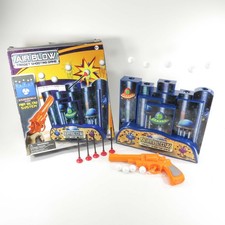 Air Blow Target Shooting Dart Gun Game WORKS See VIDEO Dekk Toys 2009 READ
