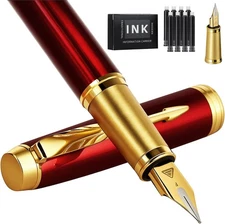 Fountain Pen, luxury pens,Fine point smooth writing pens for journaling fancy pe