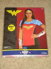 Costume, Female, DC Wonder Woman Shirt, Adult L/XL Fits up to Size 16, NIP