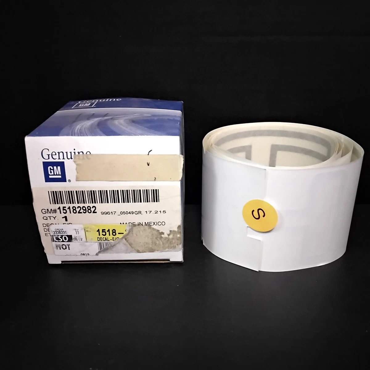 GENUINE GM # 15182982 CHEVROLET OEM DECAL | eBay 