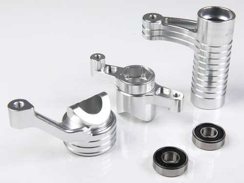 GTB Aluminum RC 1/5 LOSI DBXL 2.0 Gas Car Steering System Upgrade Part - Picture 3 of 5
