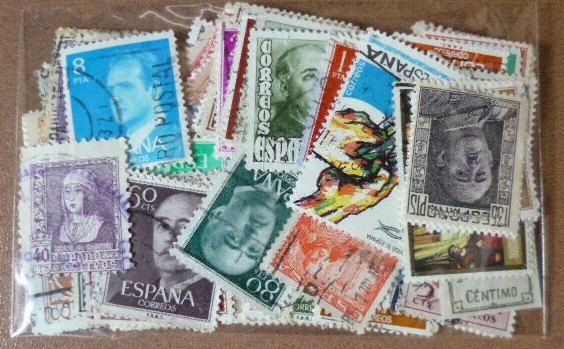 SPAIN STAMP COLLECTION PACKET of 100 DIFFERENT Stamps NICE SELECTION