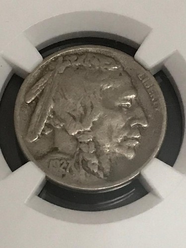 1927-S VF20 NGC Certified Very Fine Buffalo 5C Nickel Indian Head Type Coin 002 - Picture 3 of 3