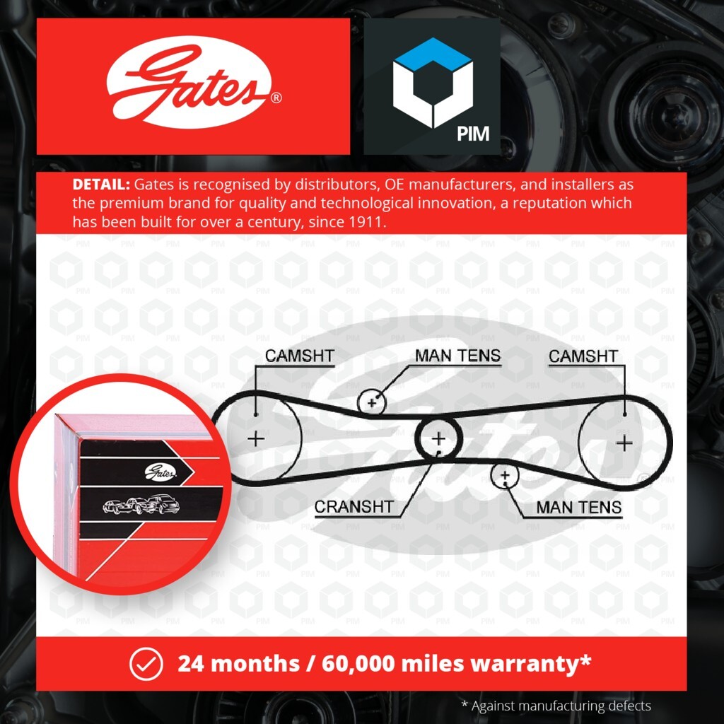 Gates t275 timing belt 2025