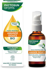 – Huile Végétale Amande Douce BIO – 100 % Pure Et Vierge – 50 Ml