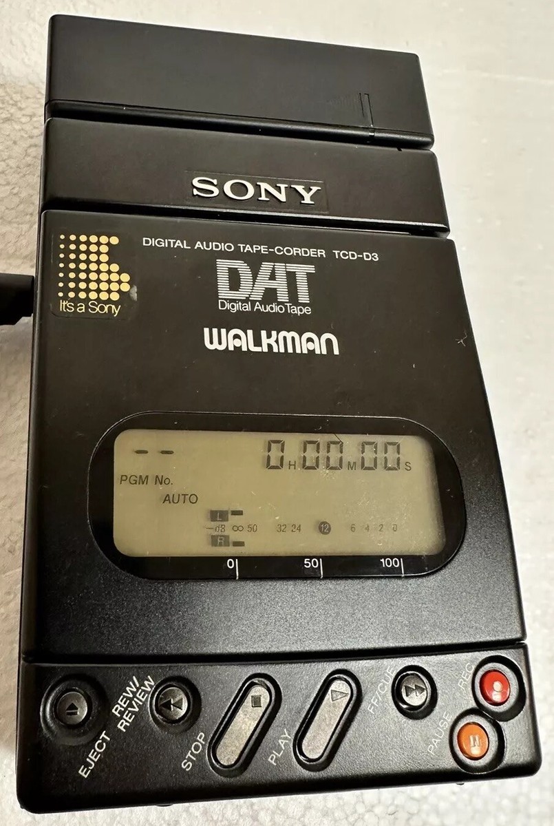 SONY D/AT TCD-D3 デジタルオーディオテーププレーヤー SONY D/AT TCD-D3 デジタルオーディオテーププレーヤー Sony TCD