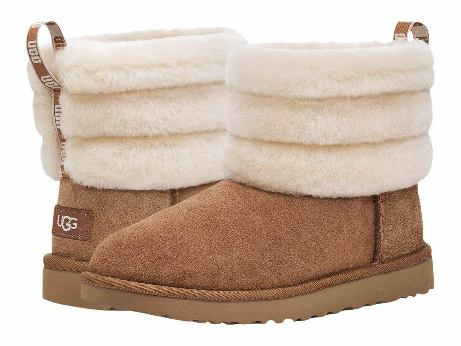 ugg classic mini fluff quilted boot lantana