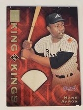 2000 Topps Hank Aaron KKR1 King of Kings Jersey Card (READ DESCRIPTION)