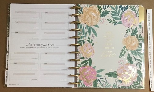 NEW! Happy Planner “GARDEN WEDDING” BIG UNDATED 12-Month WEDDING Planner - Picture 13 of 15