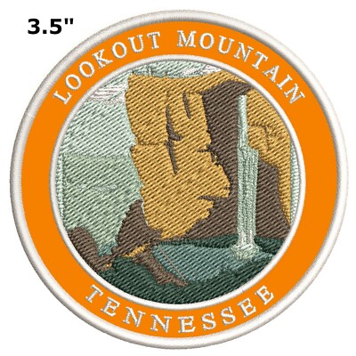 Explore Lookout Mountain Tennessee Patch Embroidered Iron-on Applique Nature