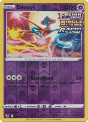 ディオキシス120 Deoxys 120/264 Swsh08: Fusion Strike for sale | eBay