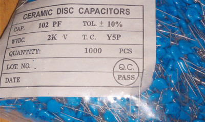 1000PCS 102 2KV 1nF 2000V 1000PF ceramic capacitors