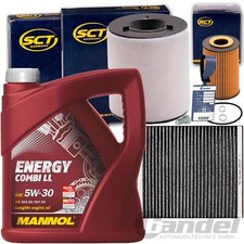 FILTERSET+MANNOL 5W30 ÖL für 1.6 TDI VW POLO 6R SKODA ROOMSTER FABIA 2 IBIZA 4