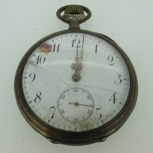 Antico Swiss Remontoir Ancre 15J 800 Argento Orologio da taschino parti |  eBay
