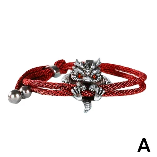 Handgefertigtes buntes geflochtenes Seil Drachen Armband Männer Frauen Geschenke Schmuck 2025 - Bild 17 von 26