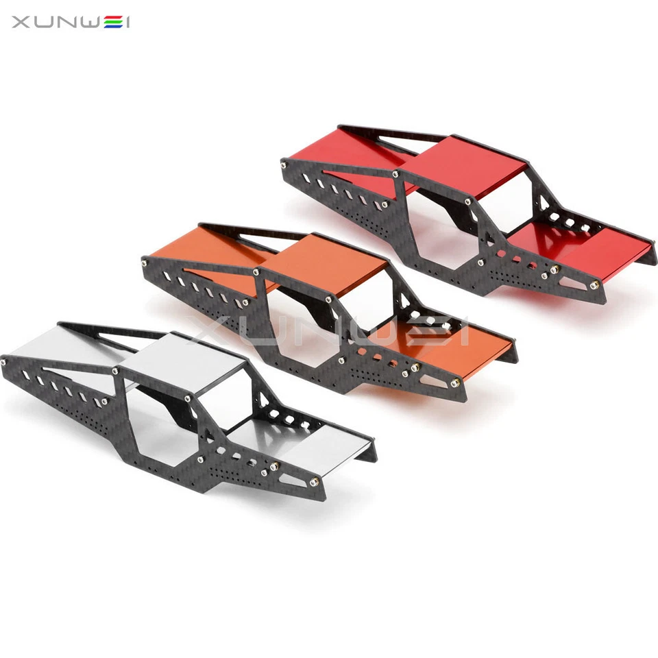 RC 1/24 Axial SCX24 Crawler Carbon Fiber Rock Buggy Roll Cage Body Shell Chassis - Image 3 of 4