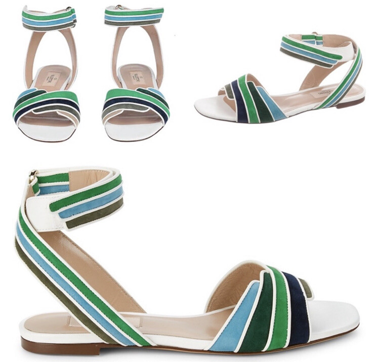 Valentino Garavani Multicolor Ankle-Strap Sandals 36.5 | eBay