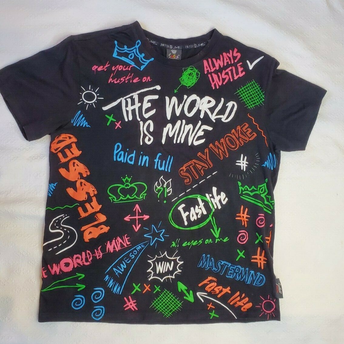 Switch Remarkable Shirt XL Mens Graphic Tee Respect Paid In Full