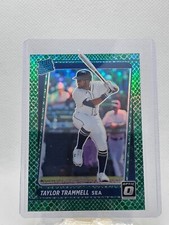 2021 Panini Donruss Optic Baseball Taylor Trammell Green Dragon Prizm /88 RC