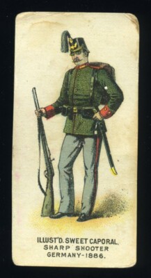 1888 N224 Kinney Military Series #440 Sharp Shooter Germany 1886 *d3
