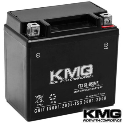 12v Battery KMG Compatible With Honda 250 CRF250X 2004-2009