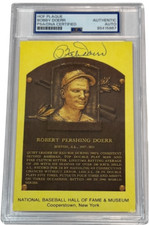 HOF Plaque Card Bobby Doerr PSA Autograph Authentic
