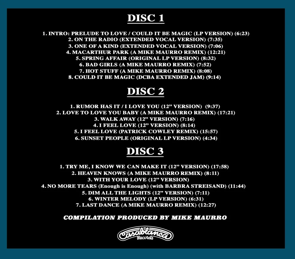 DONNA SUMMER-SIMPLY SUMMER **3 CDr SET IN DIGIPACK ** IN STOCK - Image 2 of 2