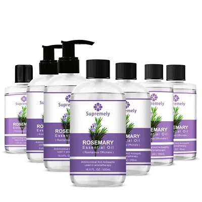 SUPREMELY Rosemary Essential Oil 100% Pure & Natural, Purely Essential Oil Aromatherapy UK