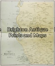 Antique Map 3-104 - Western Australia - Sharks Bay area J Sands - circa 1886 Chr