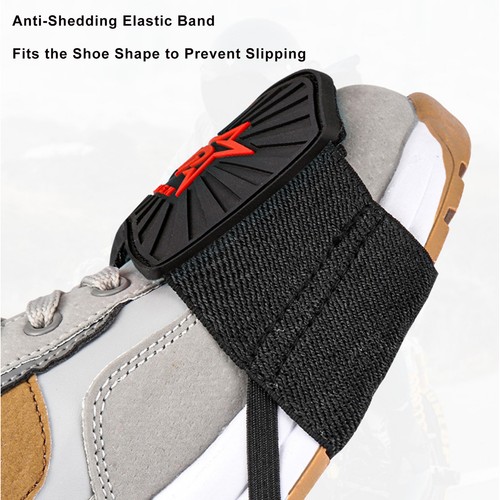 Zapatos de motocicleta cubierta de bota equipo de protección de ciclismo almohadilla de cambio antideslizante equipo EE. UU. - Imagen 5 de 14