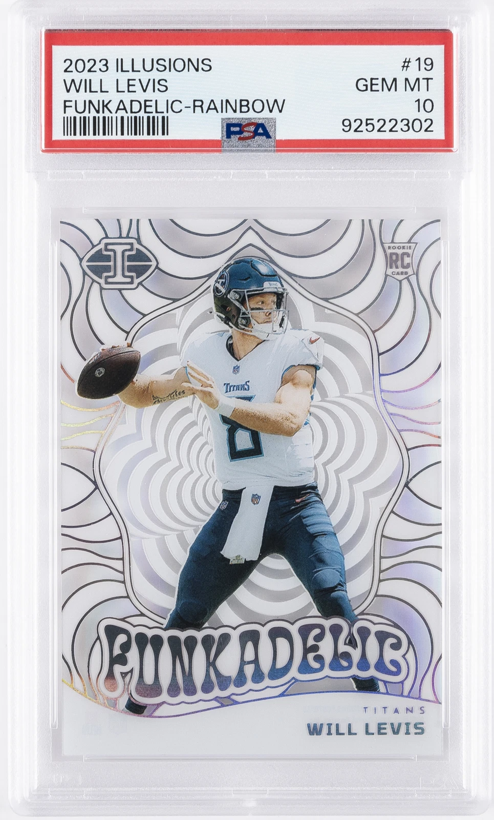 Will Levis Panini Illusions Funkadelic #19 Rainbow