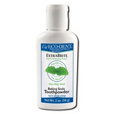 Toothpowder  ExtraBrite No Fluoride Mint Flavor 2 Oz By Eco-Dent